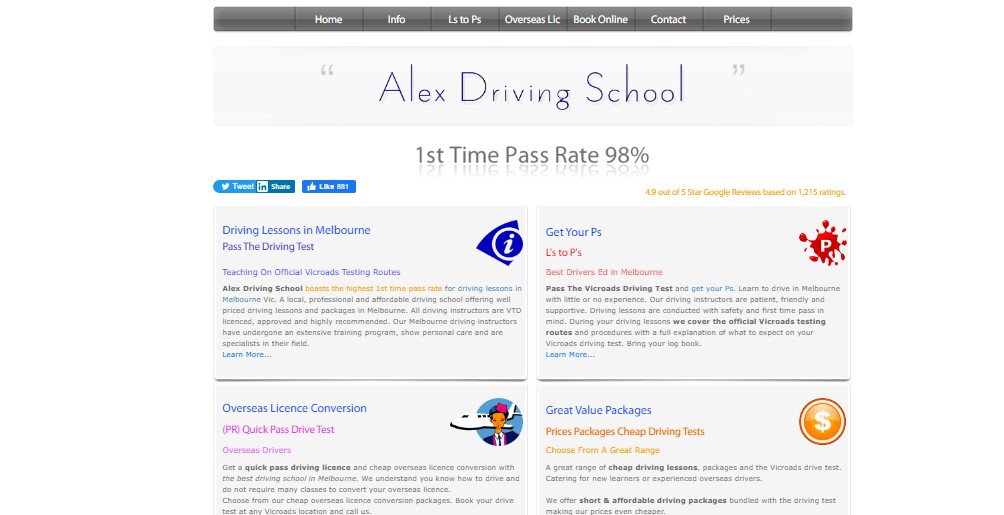 Alex Driving School - Melbourneaus